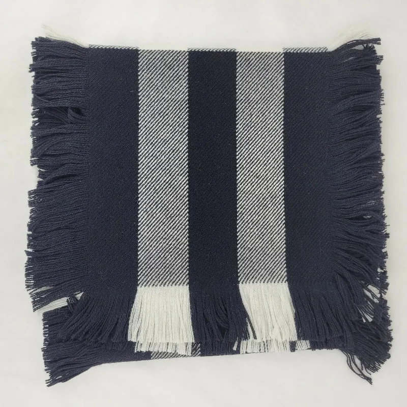 Burberry  Wool Half Mega Fashion Plaid Check Fringe Scarf