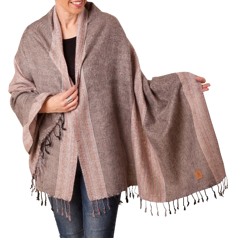 Sherpa Scarf/Shawl - Sand