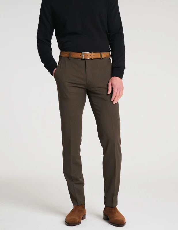 Travel Twill Chino| Brown