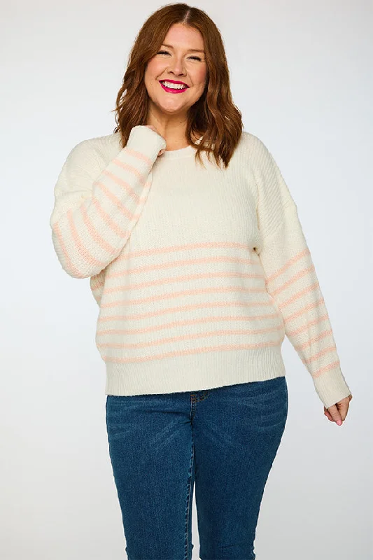 Bree Natural/Fawn Knit