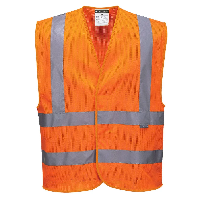 Portwest C370 MeshAir Band & Brace Hi Vis Vest