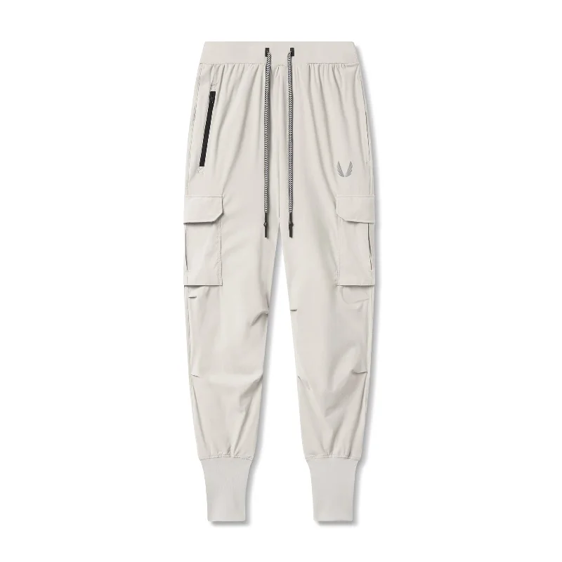 0825. Tetra-Lite® Cargo High Rib Jogger - Stone "Reflective"