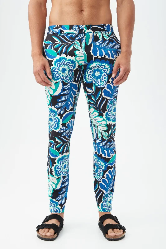 Clyde Lokelani Lei Herringbone Slim Trousers