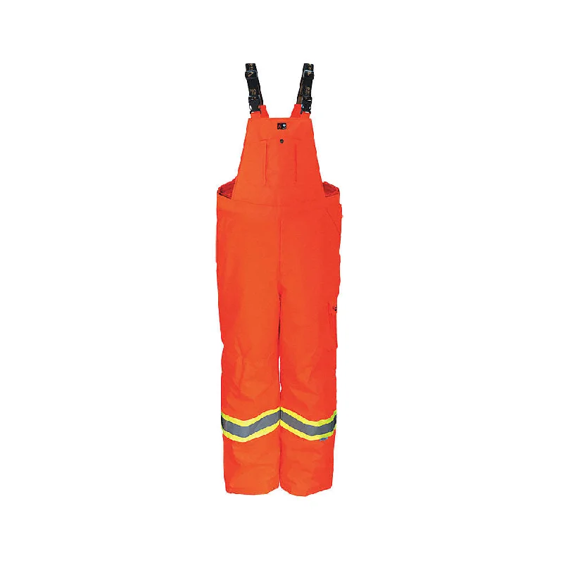 Viking Professional Orange Freezer Insulated Journeyman Rip-Stop FR Overalls 3957FRPO