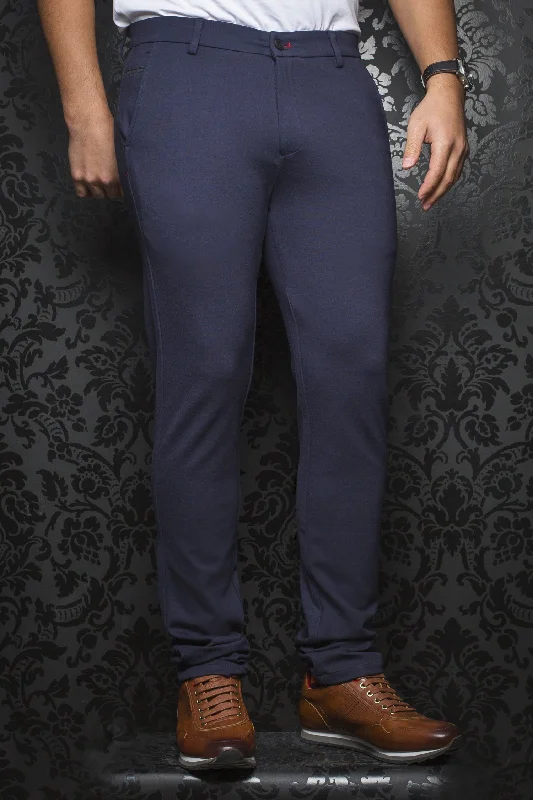 Au Noir Dressy Stretch Pant | Beretta Navy