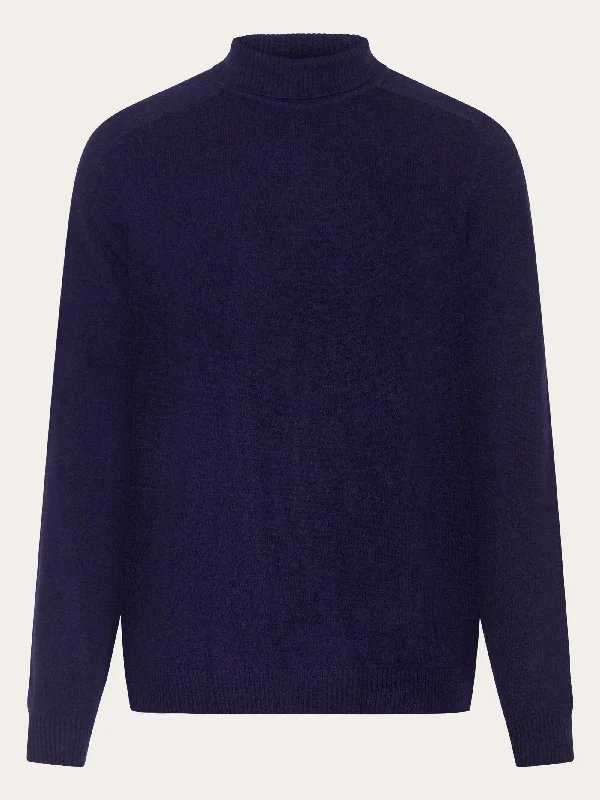 Roll neck knit - Total Eclipse