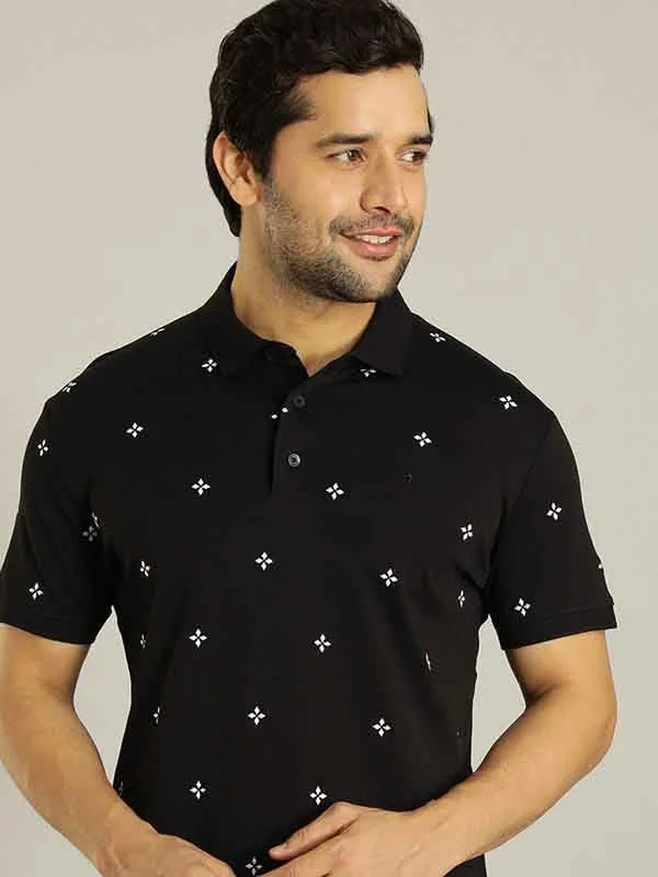 Men Solid Polo T-Shirt