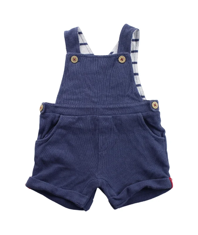 The Little White Company Overall Short 6-12M