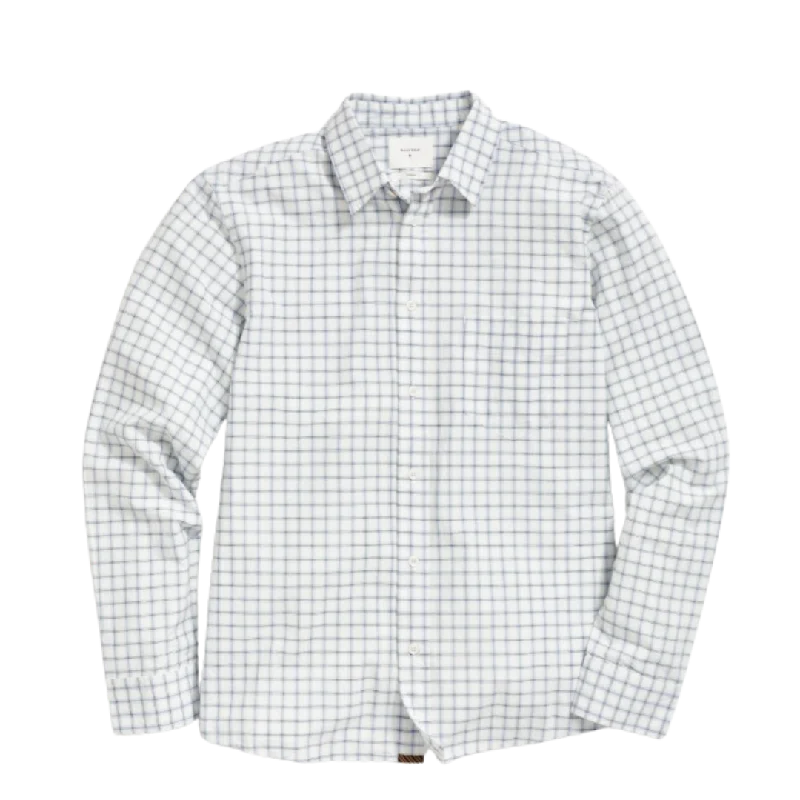 Grid Plaid Cypress Shirt - Pebble