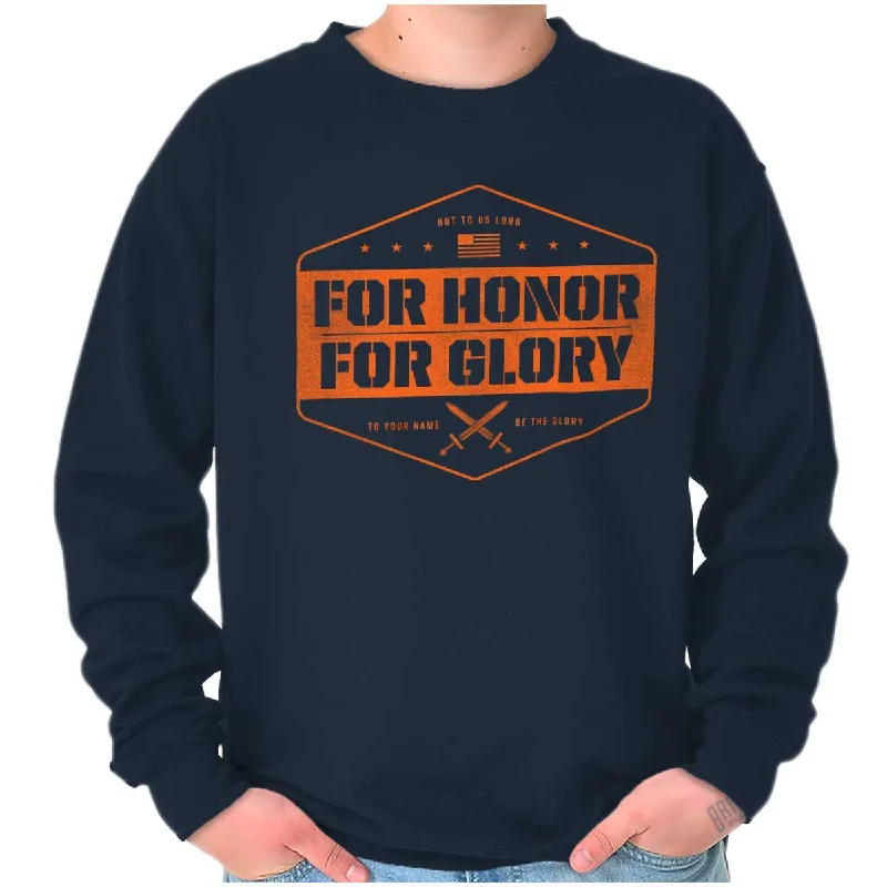 For Honor and Glory Crewneck Sweatshirt