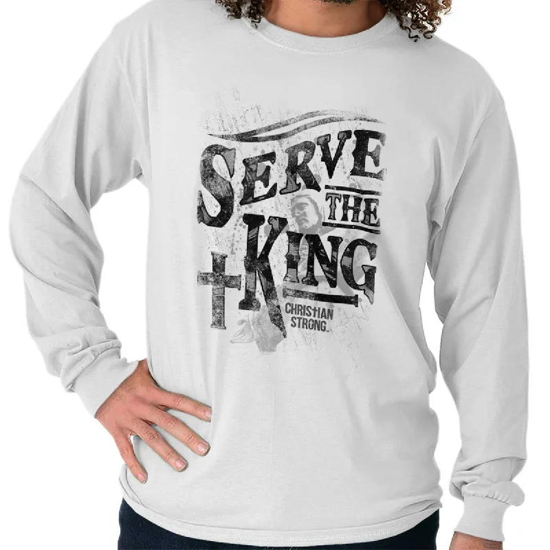 Serve The King Jesus Christ Long Sleeve T-Shirt