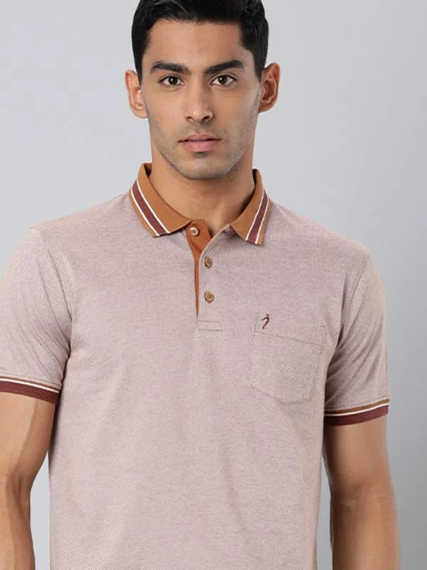 Men Solid Polo T-Shirt