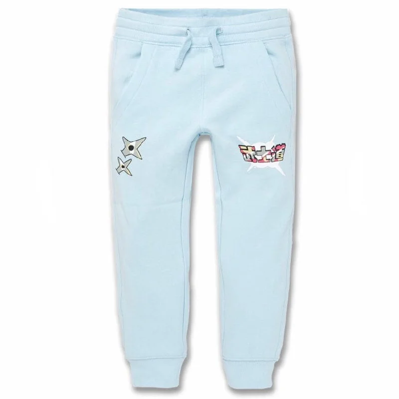 Boys Jordan Craig Invincible Plush Jogger Sweatpants (Sky) 8446B