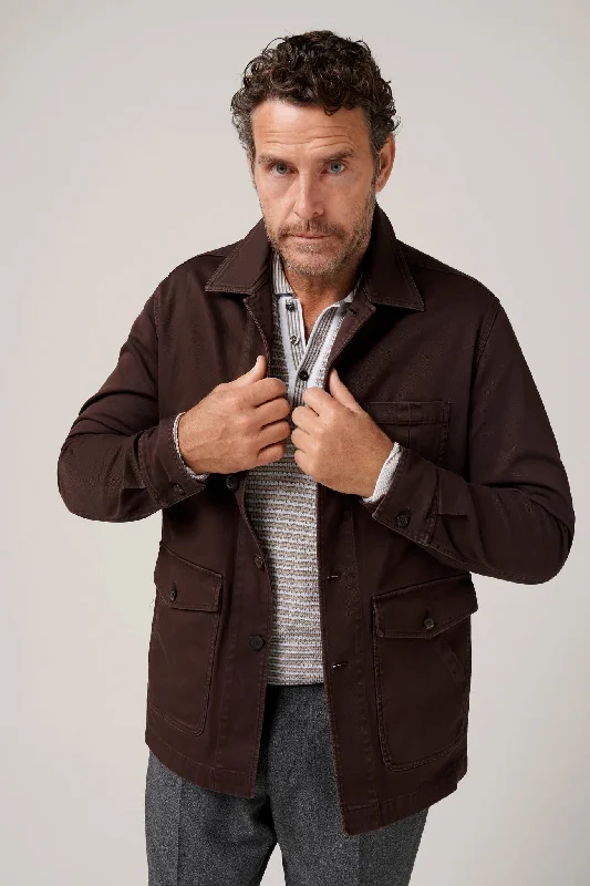 Christian Kimber Fitzroy Chore Jacket - Chocolate