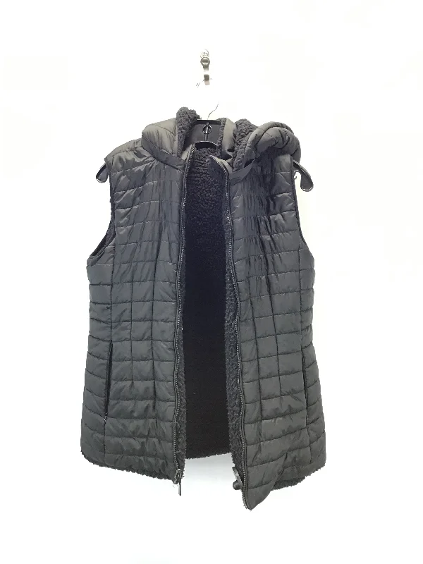 Vest Puffer & Quilted By Clothes Mentor In Black, Size: M