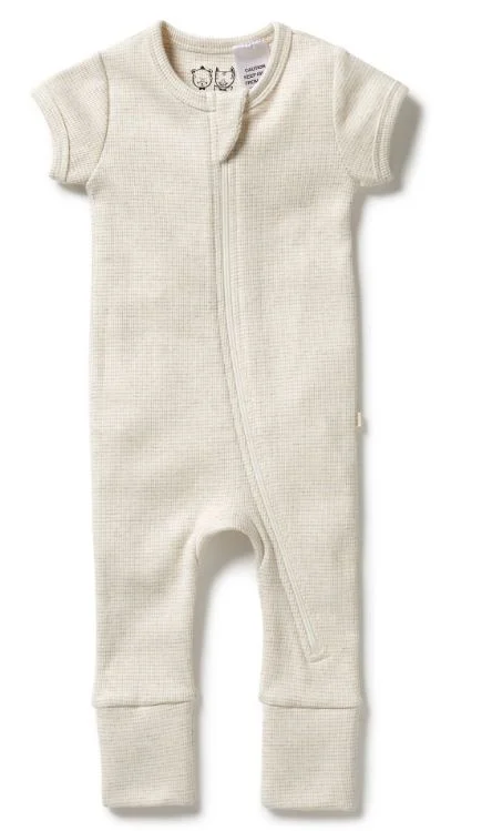 Wilson & Frenchy Short Sleeve Jumpsuit 0-3M