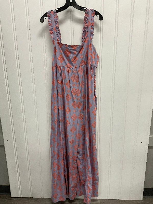 Overalls By Free People In Orange & Purple, Size: L