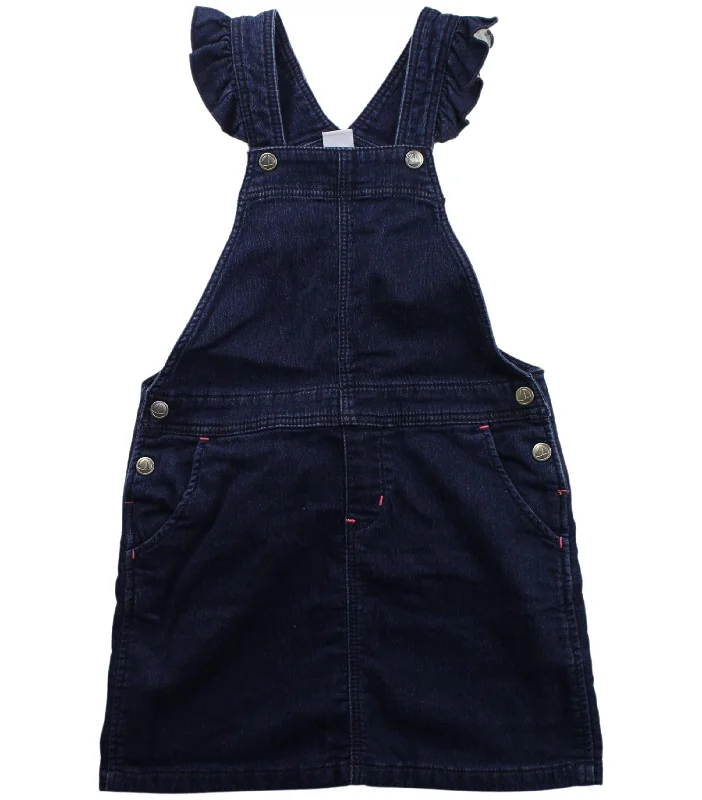 Petit Bateau Overall Denim Dress 6T