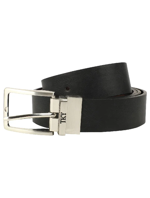 Rosso 2 in 1 Reversible Faux Leather Belt In Black / Brown - Tokyo Laundry