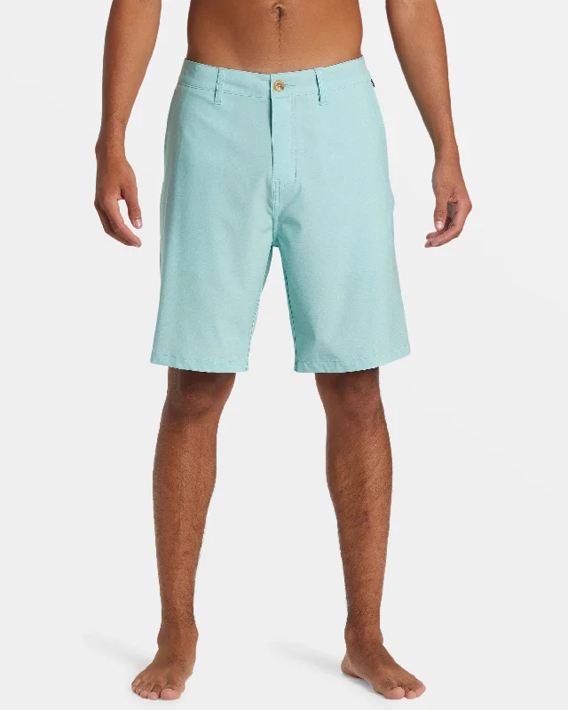 Union Heather Amphibian 20" Hybrid Shorts - Aquifer