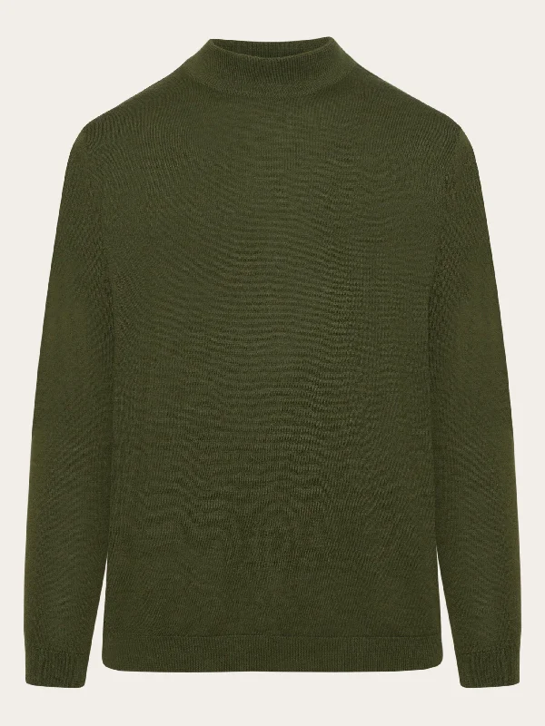 Merino mock neck - RWS - Forrest Night