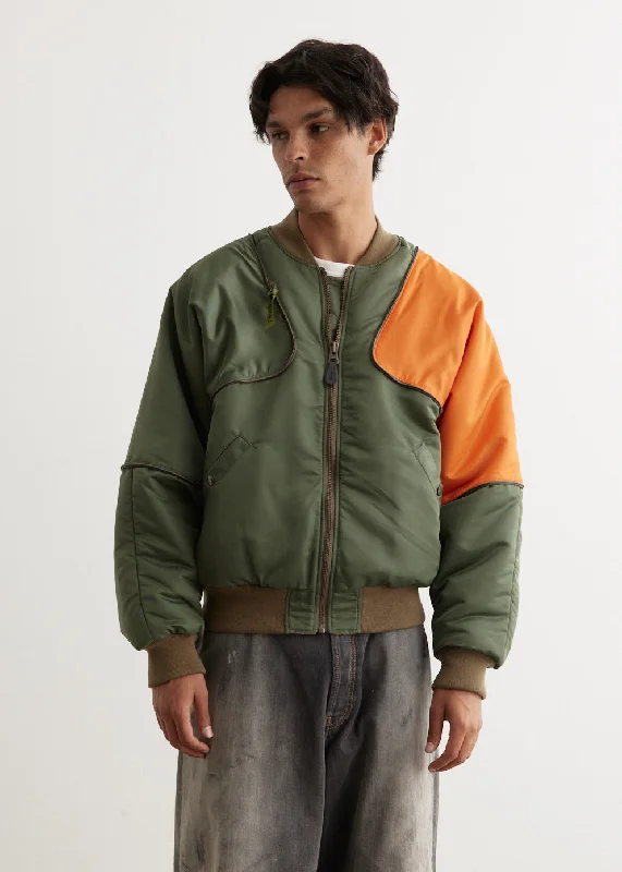 MA-1 Nylon SHAM BOMBER Jacket