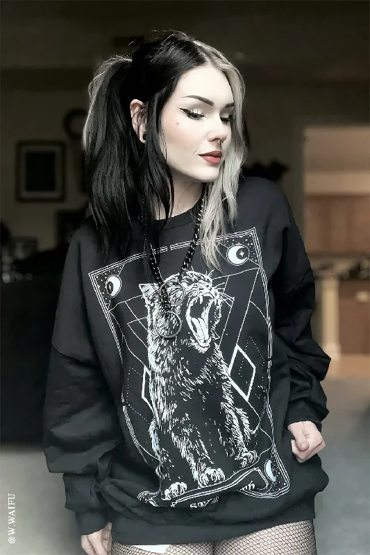 Strength Kitty Tarot Sweatshirt