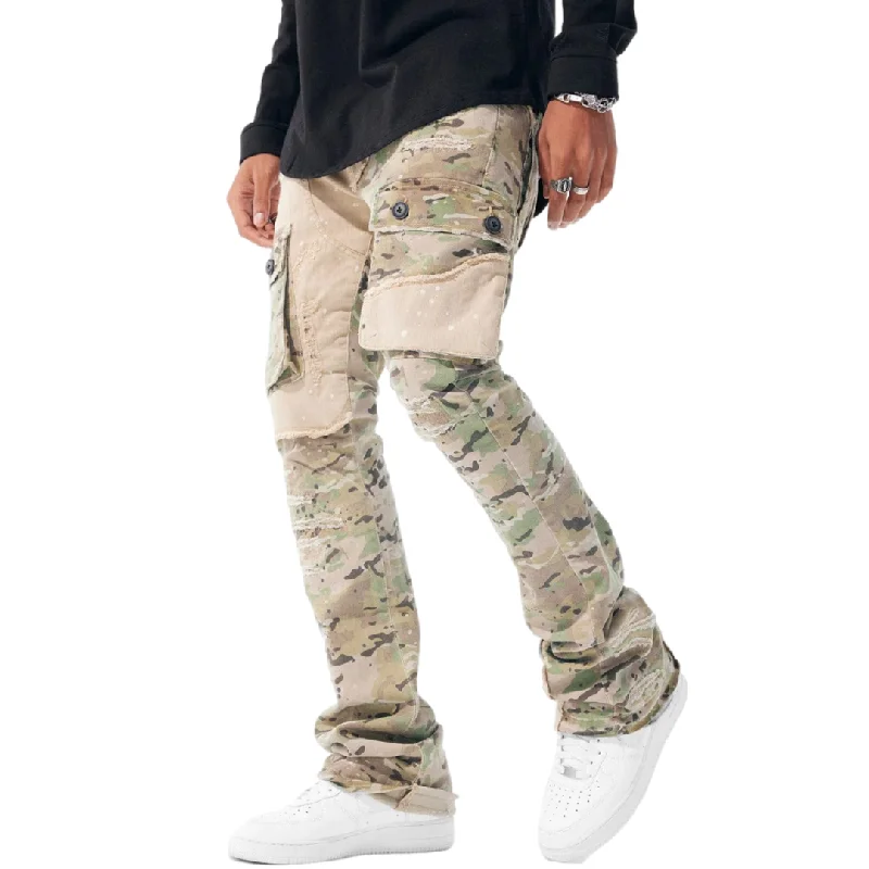 JORDAN CRAIG ROSS STACKED PLATOON GARGO DENIM - CAMO 2.0