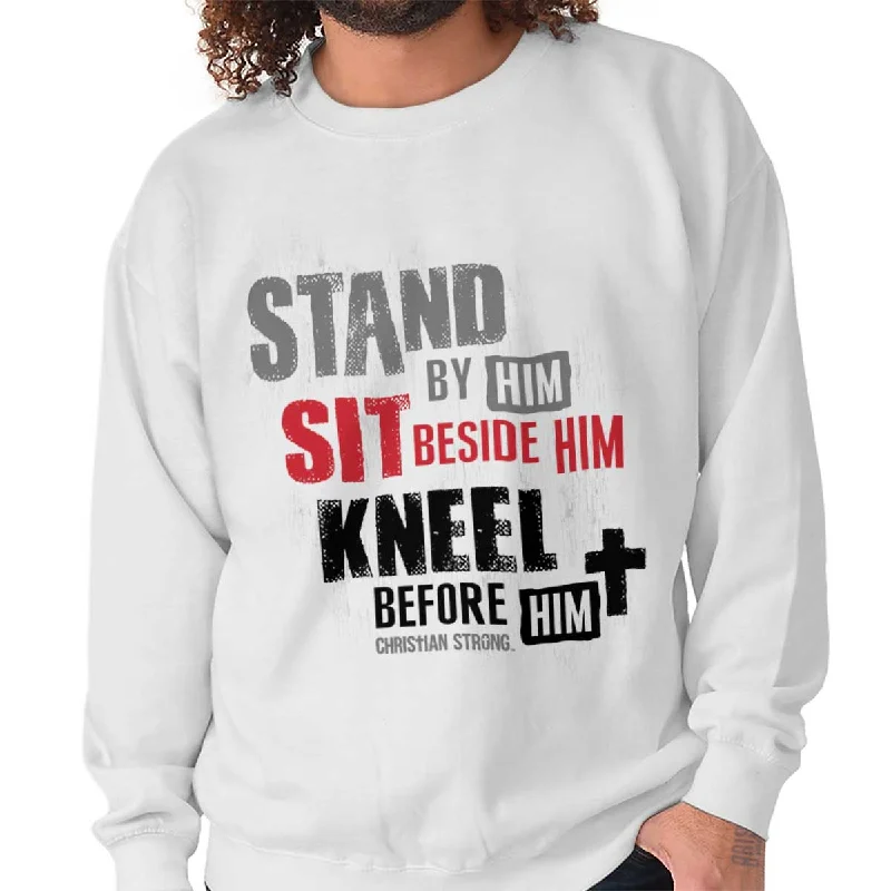 Stand Sit Kneel Crewneck Sweatshirt