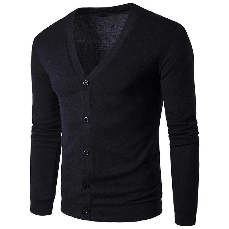 Men's Sweater V-Neck Knit Cardigan