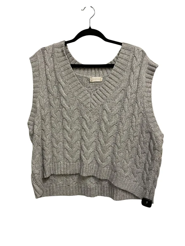 Vest Sweater By Altard State In Grey, Size: L