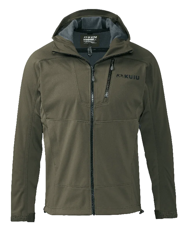 Axis Hybrid Hooded Jacket | Ash