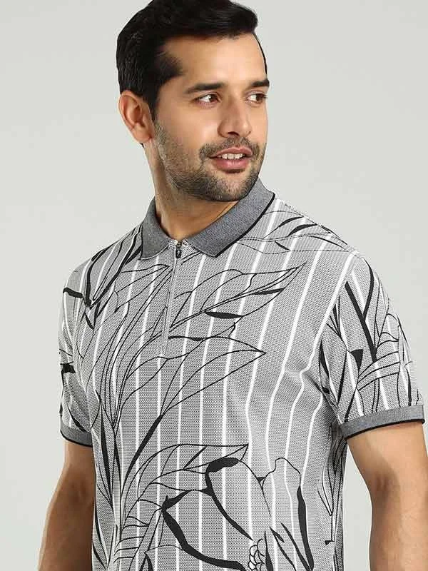 Men Printed Polo T-Shirt