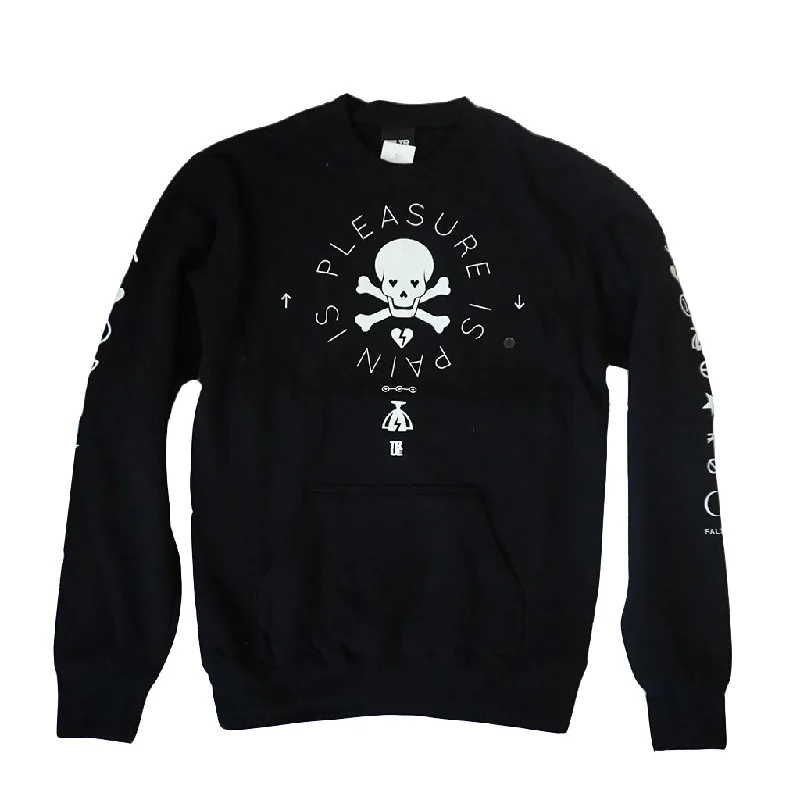 True Mens Pleasure Crewneck Sweatshirt Black