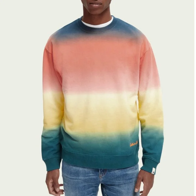 Scotch & Soda Tie-dye Felpa Crewneck Sweatshirt (Combo C) 169189