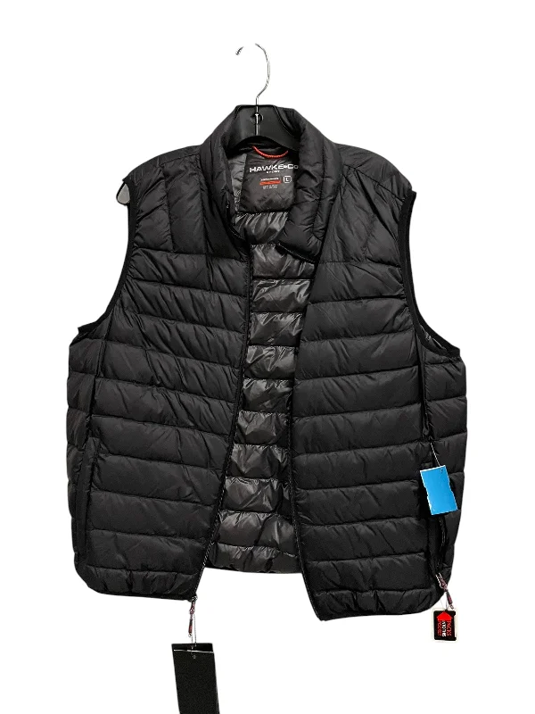 Vest Puffer & Quilted By Clothes Mentor In Black, Size: L