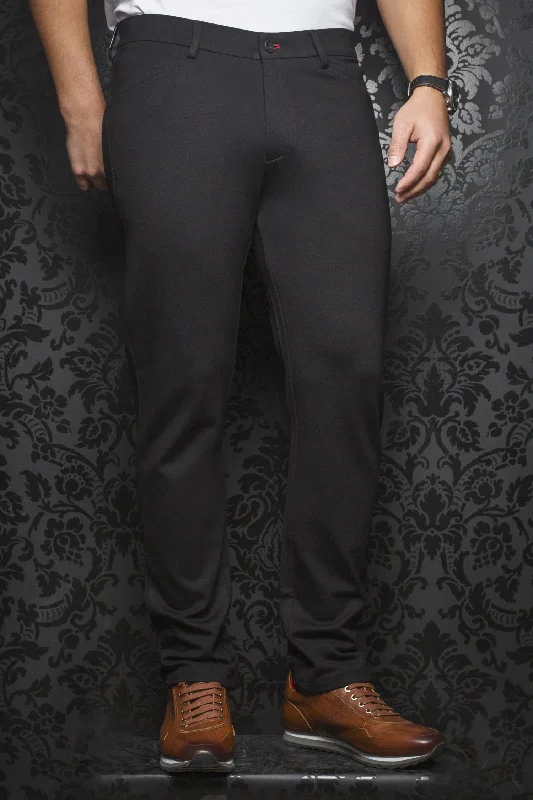 Au Noir Dressy Stretch Pant |Magnum Black