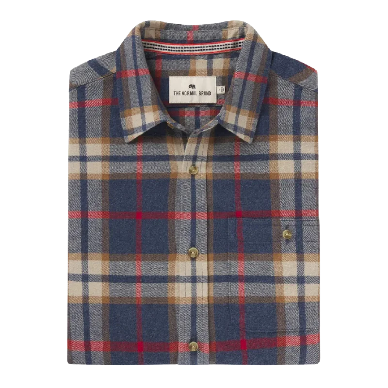 Hudson Double Brushed Plaid Flannel - Eventide