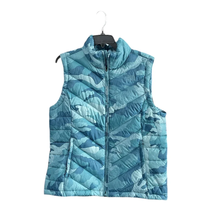 Vest Puffer & Quilted By The North Face In Blue, Size: Xl