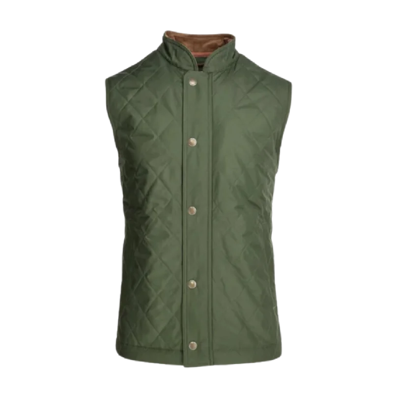 Loudoun Quilted Vest - Forest Green