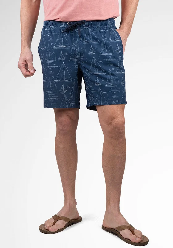 OSUN™ Recycled Printed 4-Way Stretch Short With Liner