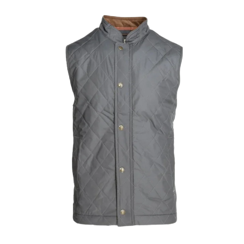 Loudoun Quilted Vest - Bluestone