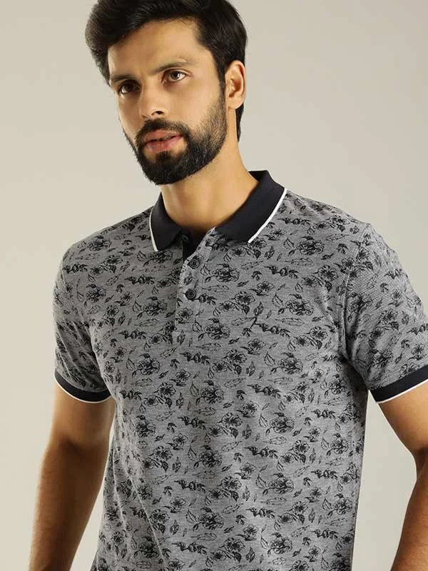 Men Printed Polo T-Shirt