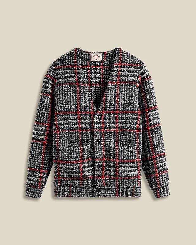 Gales Cardigan - Black/Red