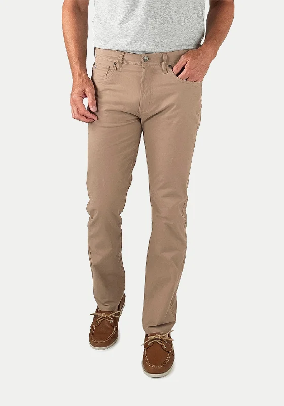 Airotec® Athletic Fit Cotton/Nylon 5-Pocket Pants