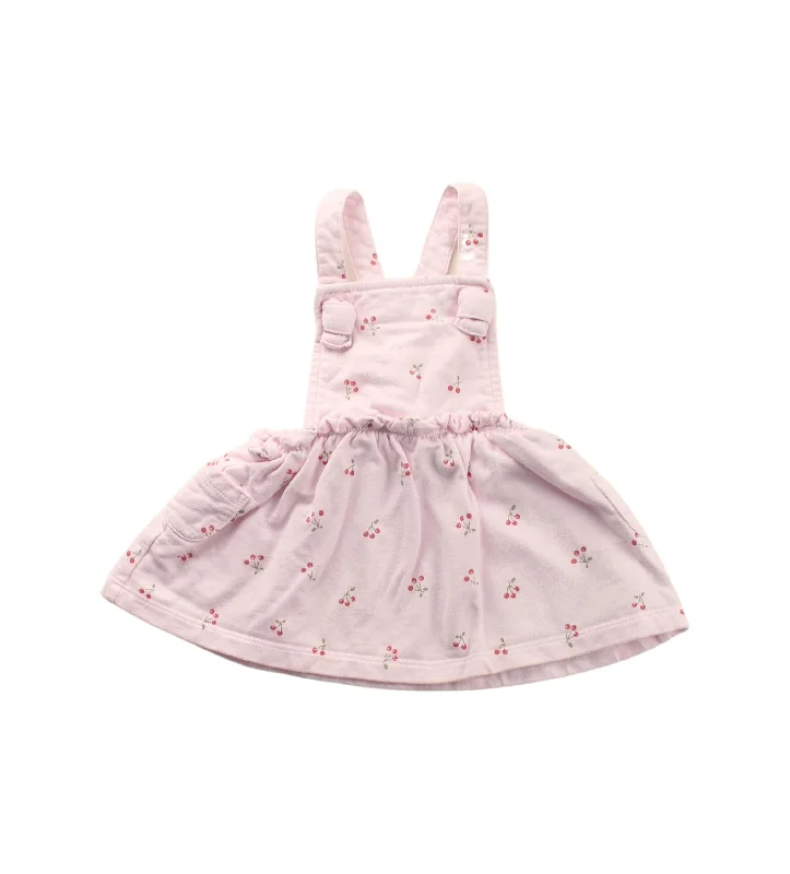 The Little White Company Overall Dress 0-3M