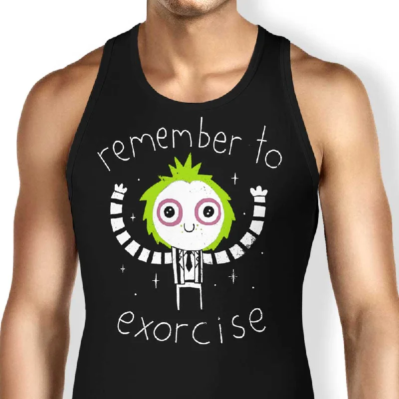 Remember to Exorcise - Tank Top