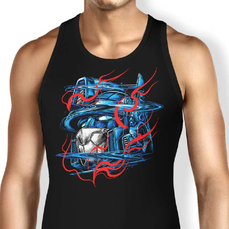 Glitch Flames - Tank Top