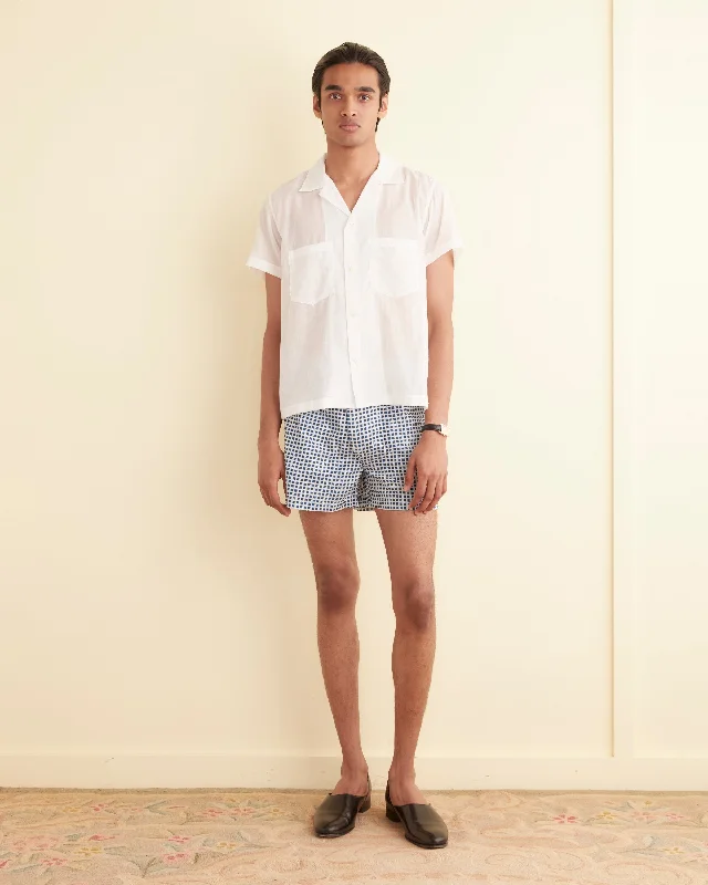 Voile Short Sleeve Shirt - White