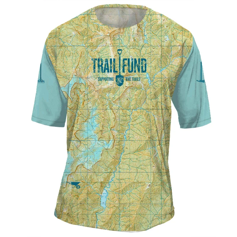 2022 Short Sleeve Men's Riding Top "Topographic"